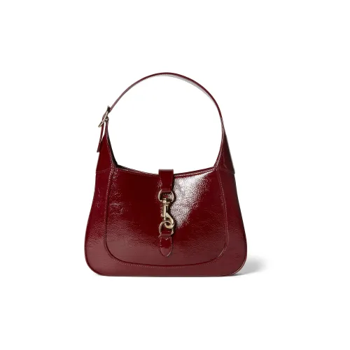 GUCCI Jackie 1961 Rosso Ancora Кожаная Сумка через плечо Женская Красная