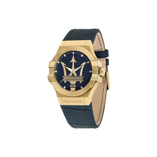 Maserati Мужские часы Кварцевый механизм Синий циферблат