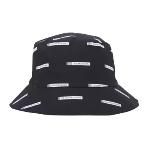CK Calvin Klein Cotton Bucket Hats Мужской Черный