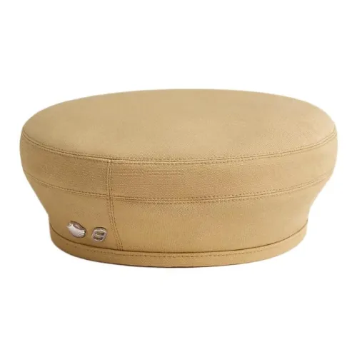 HERMES Хлопок Береты Женские Бежевый