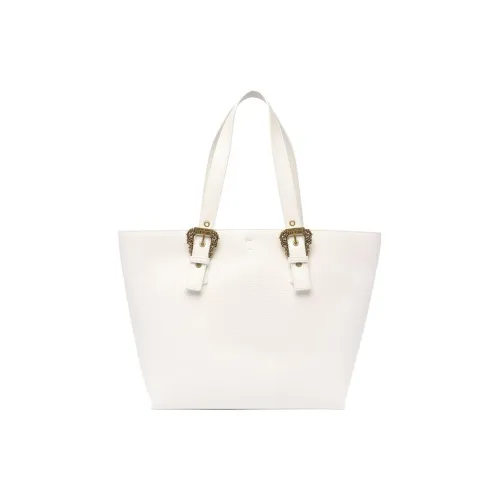VERSACE JEANS COUTURE Полиэстер Тоут Сумка Сумка для покупок Сумка через плечо Сумка Обычная Женская Белая