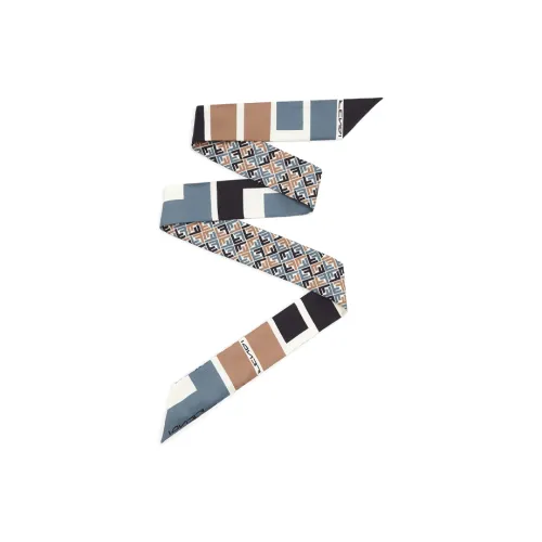 FENDI Шелковые шарфы Унисекс Многоцветные