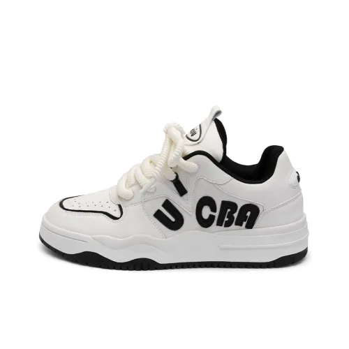 Seattle Palm Slip-Resistant Abrasion-Resistant Low-Top Skateboard Shoes Unisex White Black Слайп-резистентные устойчивые к истиранию низкие топовые скейтборд-кроссовки унисекс белые и черные