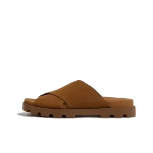 CAMPER Brutus Слипоны Женские Коричневый