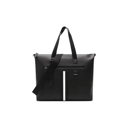 BALLY Кожа Тоут Сумка Сумка для покупок Сумка Сумка через плечо Стандартная Мужская Черная