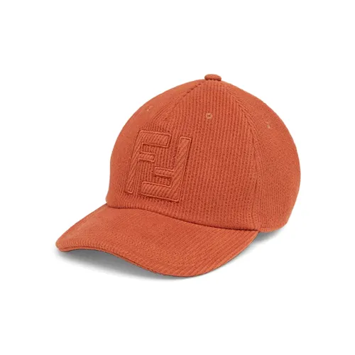 FENDI Хлопок Кепки Унисекс Оранжевый