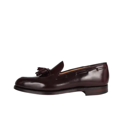 CROCKETT & JONES Лоферы Бордовые Мужские