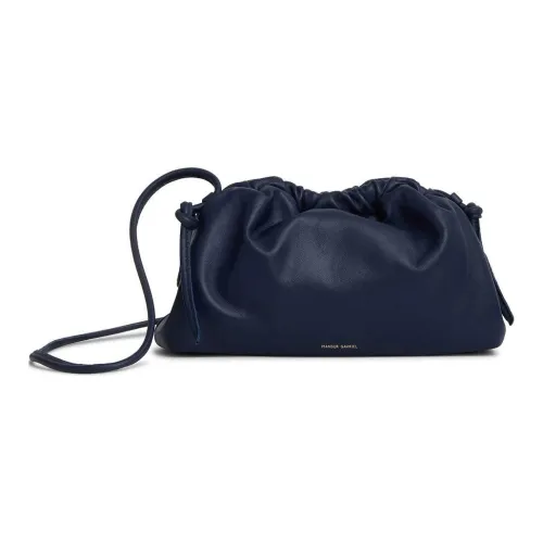 MANSUR GAVRIEL Коровья кожа Облачная сумка через плечо одно плечо клатч мини женский морской синий