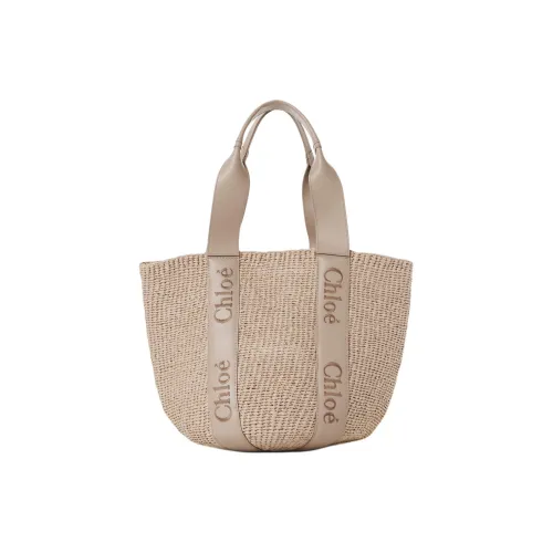 Chloe Woody с телячьей кожей одна сумка на плечо большой женский Clay Brown