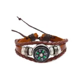 Браслет Компас (Коричневый)