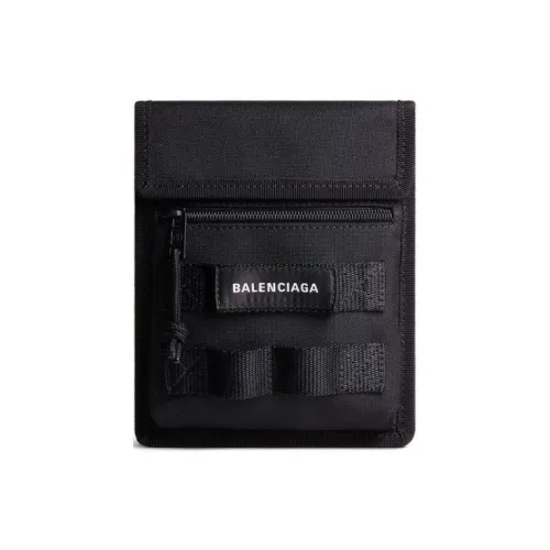 Balenciaga Полиамид Одно Плечо Через Плечо Клатч Маленький Мужской Черный