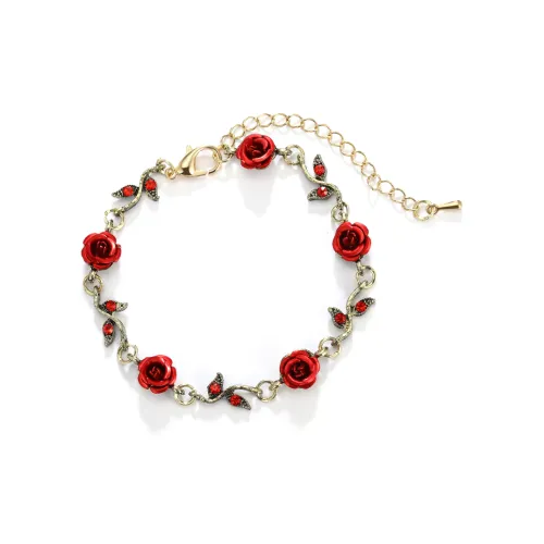 Clect Потертый Браслеты Женские Золото Красный