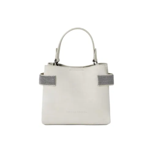 BRUNELLO CUCINELLI Замша Сумка через плечо Сумка Женская Айвори