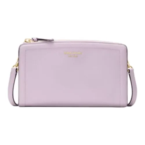 Kate Spade Knott Зернистая кожа личи кожа сумка через плечо маленькая женская фиолетовый туман