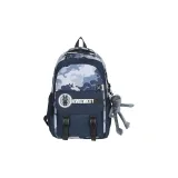 Синяя с серой подвеска в виде лягушки