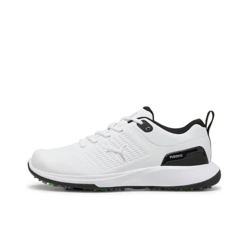 PUMA Grip Fusion Fle Low Топ Мужская обувь для гольфа Белый Черный