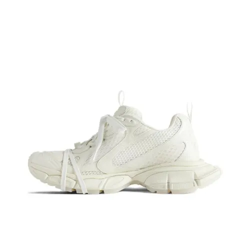 Balenciaga 3XL Низкий Топ Толстая Подошва Кроссовки Женские Белые