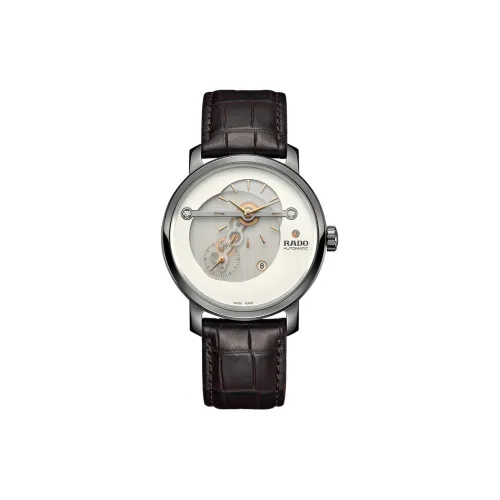 RADO Автоматический Механический Часы Мужские DiaMaster Collection 43mm*11,8mm Белые