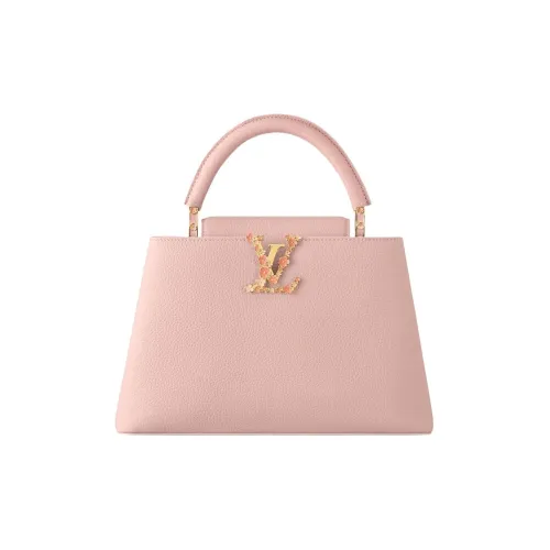LOUIS VUITTON Capucines Кожа Капусин Через плечо Сумка Тоут Одно плечо Средний Женский Розовый
