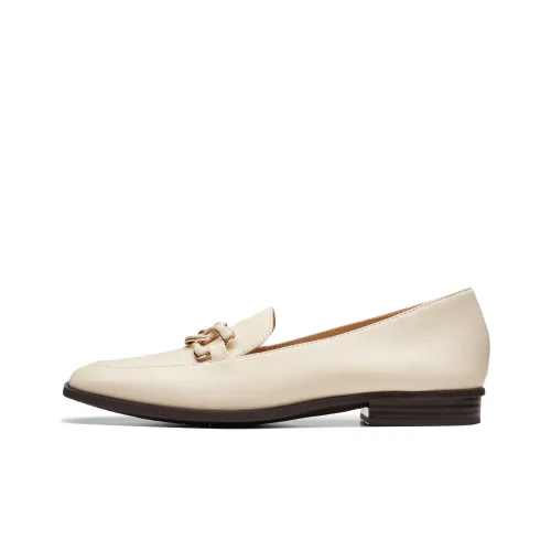 Clarks Лоферы Белый 261773624 Женские