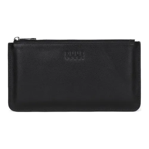 ELLE HOMME Клатч из коровьей кожи кошелек для монет клатч-конверт обычный унисекс однотонный