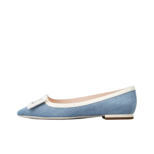 Roger Vivier Gommettine Женские повседневные туфли Синий Женские