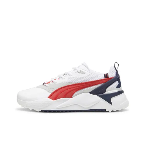 PUMA GS X Efekt Low Топ Обувь для гольфа Мужская Белая