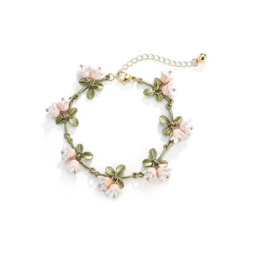 Clect Искусственный жемчуг Браслеты Женские Зеленый Белый