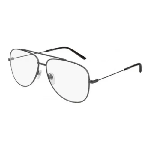 GUCCI Металл Aviator Оправа для очков Унисекс Серебряный
