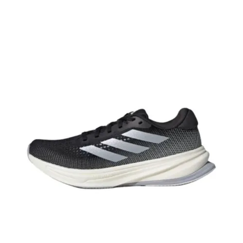 Adidas SUPERNOVA RISE Беговые кроссовки Низкий топ Черный Серый Женский