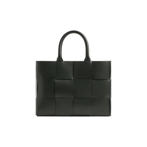 Bottega Veneta Arco Телячья кожа Тоут Сумка Сумка для покупок Сумка через плечо Сумка Маленькая Мужская Темно-зеленая