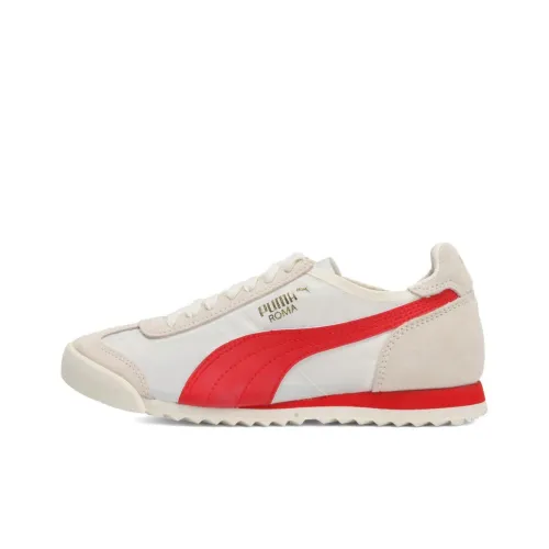 PUMA Roma OG Nylon Амортизация Низкие Кроссовки для Тренировок Унисекс Бежевый Красный