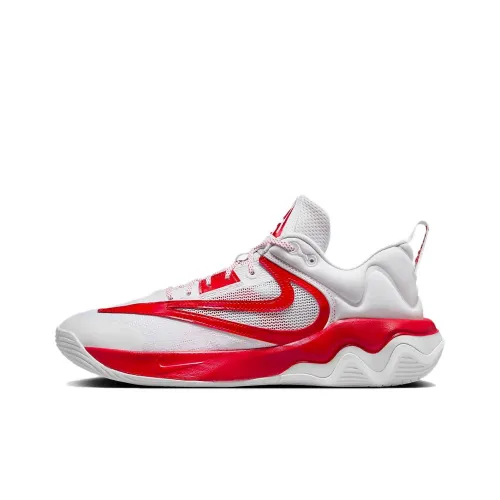 Nike Giannis Immortality Баскетбольные кроссовки Low Топ Белый Красный Мужской