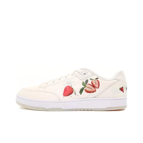 Nike Grandstand II Pinnacle Парус Устойчивый к истиранию Дышащие Низкие Кроссовки для скейтбординга Унисекс Бежево-розовый