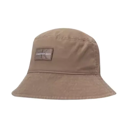 CK Calvin Klein Cotton Bucket Hats Мужской Коричневый