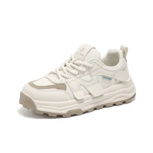 EXULL Q Low-Top Casual Shoes Khaki Women's