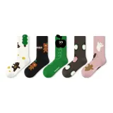 Мультяшные модные носки, комплект