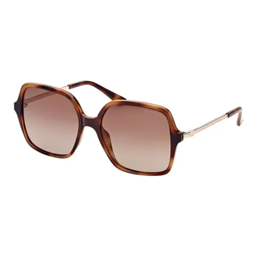 GUESS Ацетат Квадратные Солнцезащитные очки Женские Черепаховый