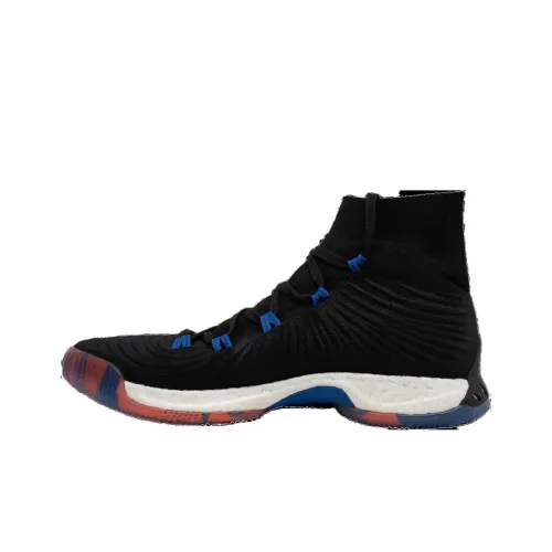 Adidas Crazy Explosive Износостойкие Дышащие Высокие Баскетбольные Кроссовки Мужские Черные