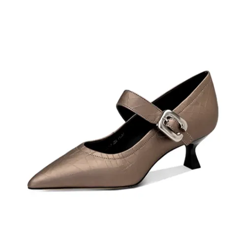 JESSICA SOPHIA Квадратный каблук Mary Jane обувь 4CM Женская