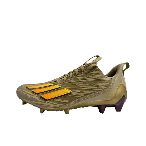 Adidas Adizero Cleats FG Твердый Грунт Амортизация Износостойкие Футбольные Бутсы Мужские Желто-Зеленые