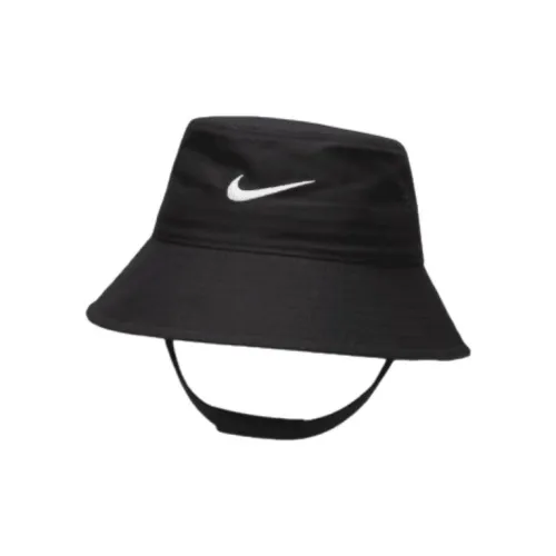 Nike Полиэстер Ведрообразные Шляпы Детские Черные