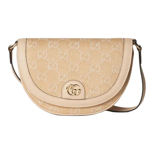 GUCCI Ophidia Denim Portable Crossbody Bag Shoulder Bag Women's Light Beige GUCCI Ophidia Деним Портативная Сумка через плечо Сумка на плечо Женская Светлый Бежевый