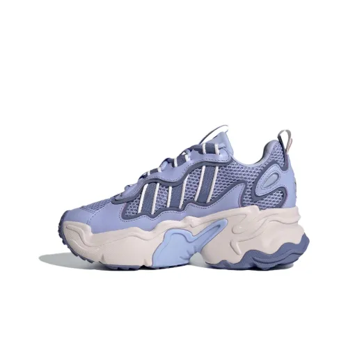 Adidas Originals Ozthemis Амортизация Износостойкий Низкий Топ Толстая Подошва Кроссовки Женские Фиолетовые