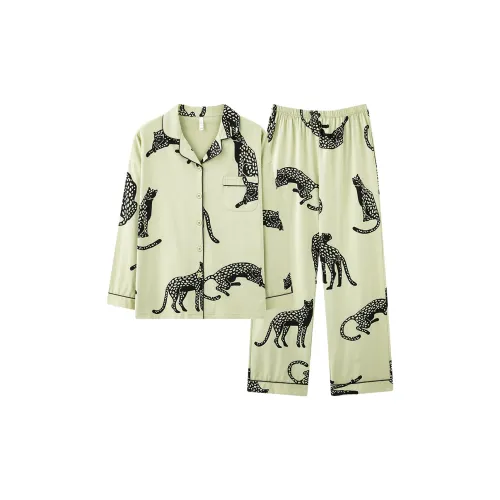 PBENO PD Пижамный комплект женский авокадо-зеленый