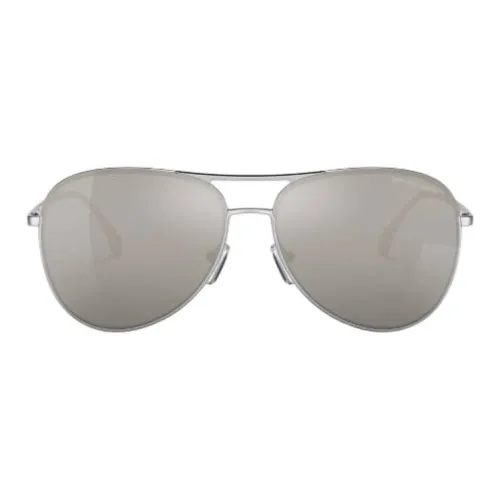 MICHAEL KORS Aviator Солнцезащитные очки Мужские Серебряные