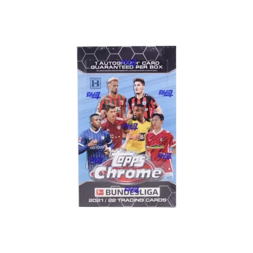Topps 2021 22 Topps Chrome Bundesliga Футбол Hobby Карты Спортивные Карты