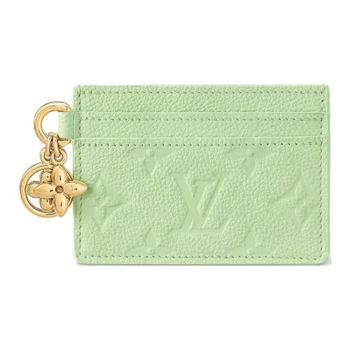 LOUIS VUITTON Кожа Держатель для карт Женские Зеленый