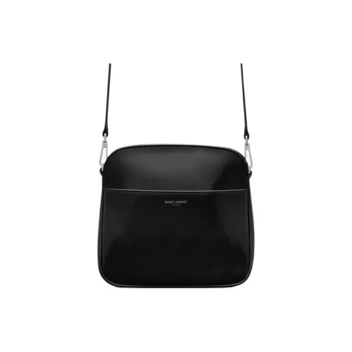 SAINT LAURENT Телячья кожа Сумка через плечо Мини Мужская Черная