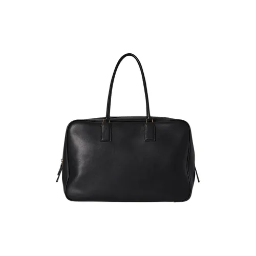 THE ROW Сумка для боулинга из телячьей кожи женская черная